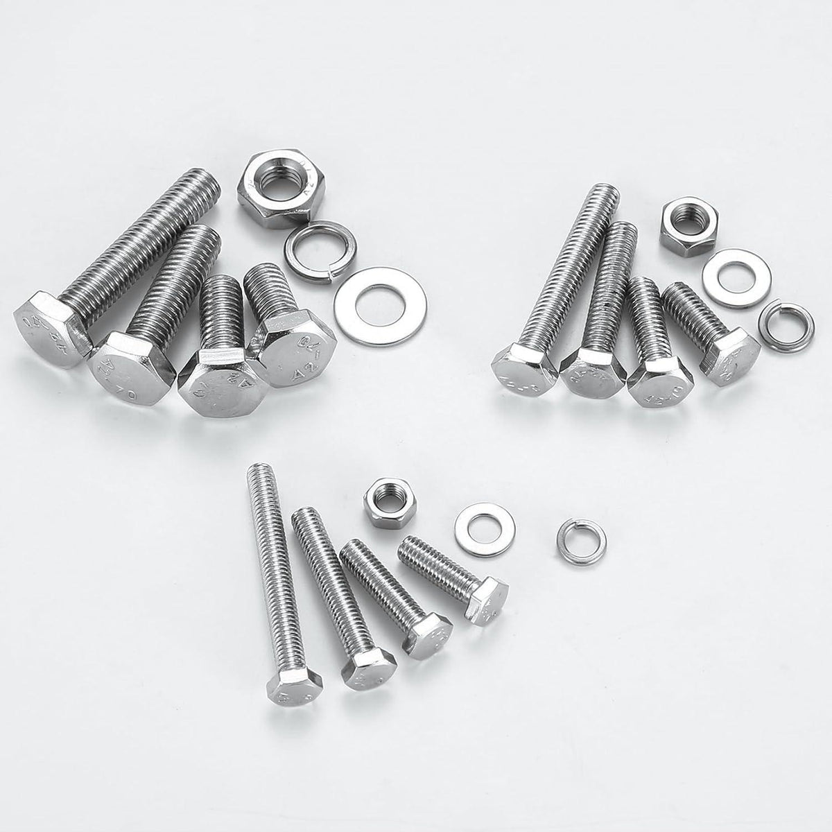 408tlg. Sechskantschrauben & Muttern Set M5-M8 Edelstahl