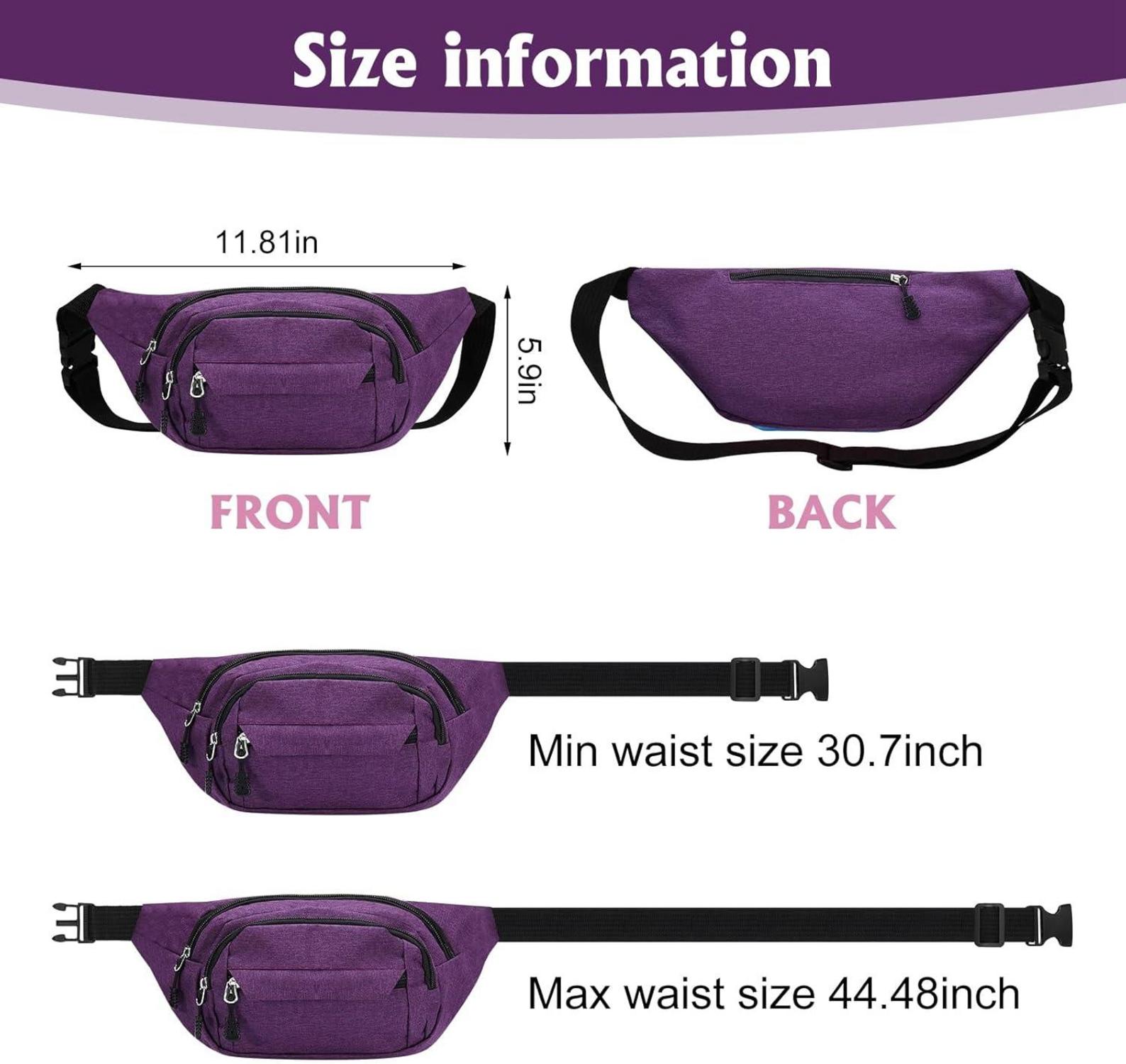 Jostift Bauchtasche Wasserdicht Verstellbarer Gurt Men Waist