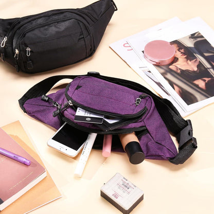 Jostift 2 Stück Gürteltasche Bauchtasche Wasserdicht Verstellbarer Gurt