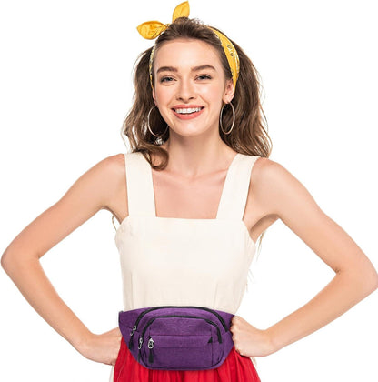 Jostift 2 Stück Bauchtasche Wasserdicht Outdoor Sport Gürteltasche Herren Damen