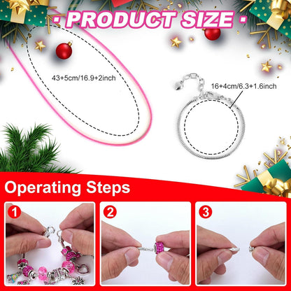 Adventskalender Schmuck Mädchen Weihnachtskalender DIY 24