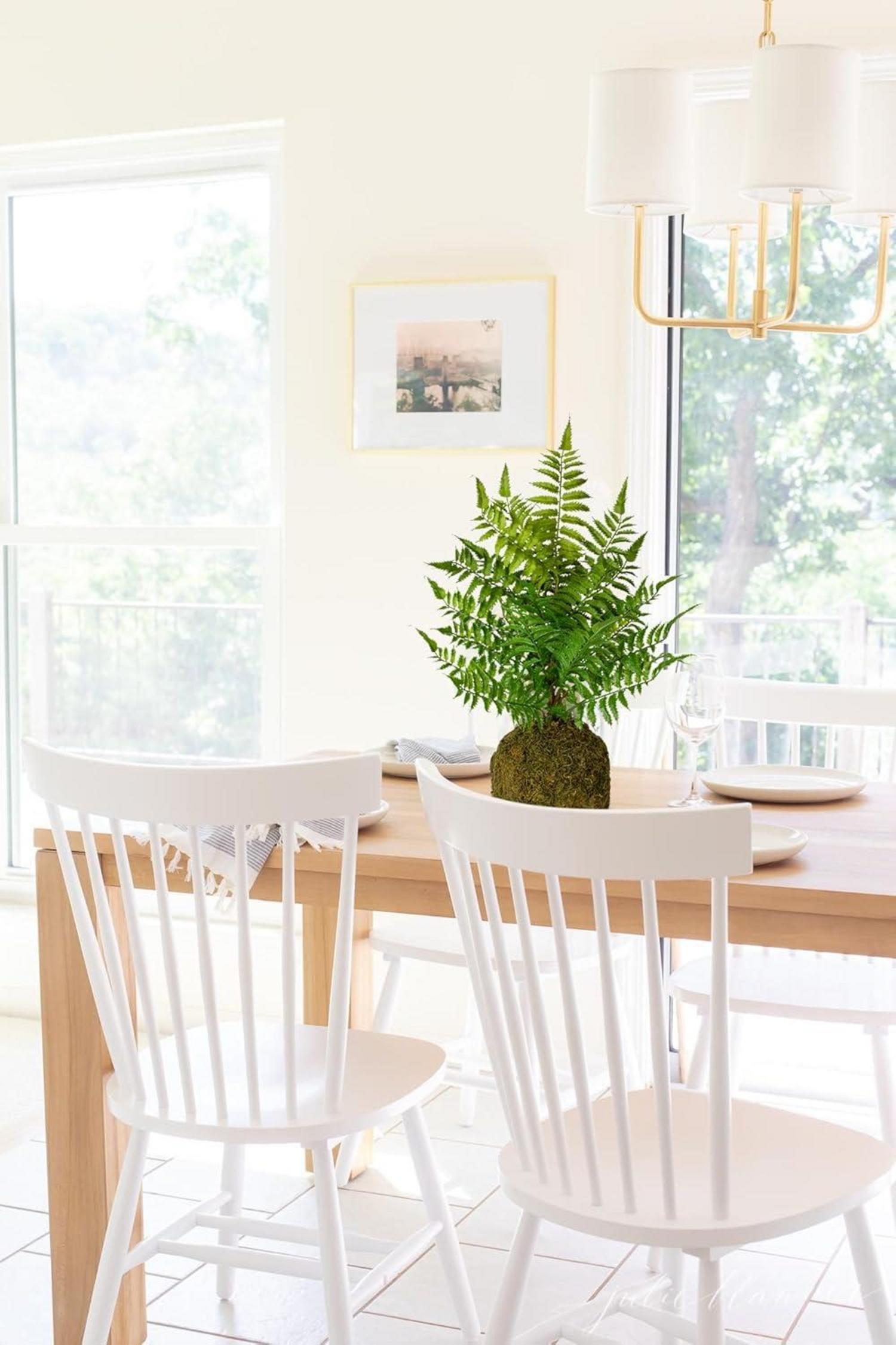 Kunstfarn Farnbusch 47cm Zimmer Pflanze Dekopflanze Garten Terrasse