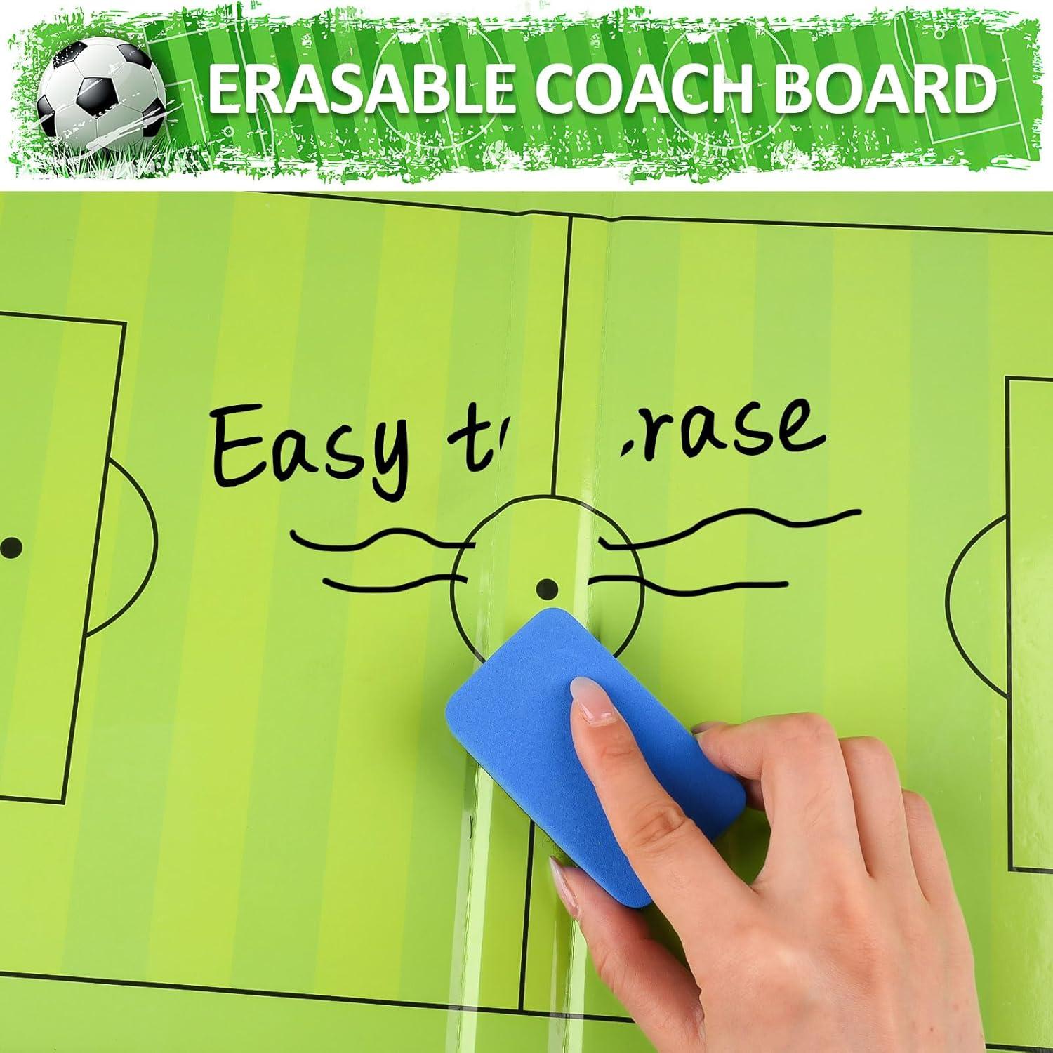 Taktiktafel Fußball Trainermappe mit Magneten & Zubehör