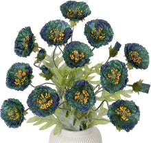 3er Set Künstliche Mohnblume Kunstblumen Deko Höhe 70cm Blüte 7cm