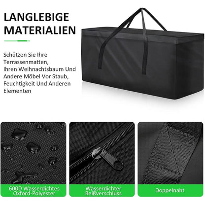 Aufbewahrungstasche Gartenauflagen 200x60x75cm – Wasserdicht & Reißfest