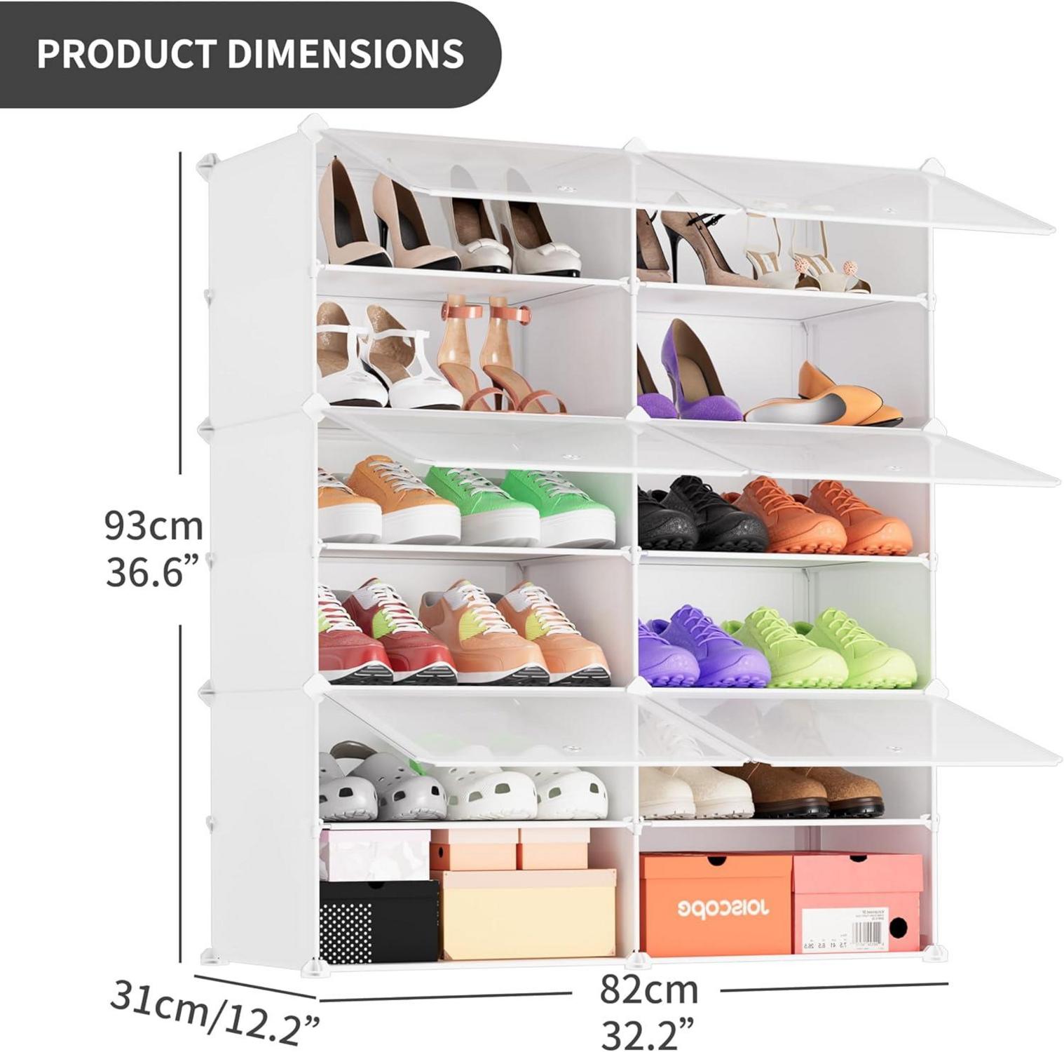 JOISCOPE DIY Kunststoff Schuhschrank Staubdicht