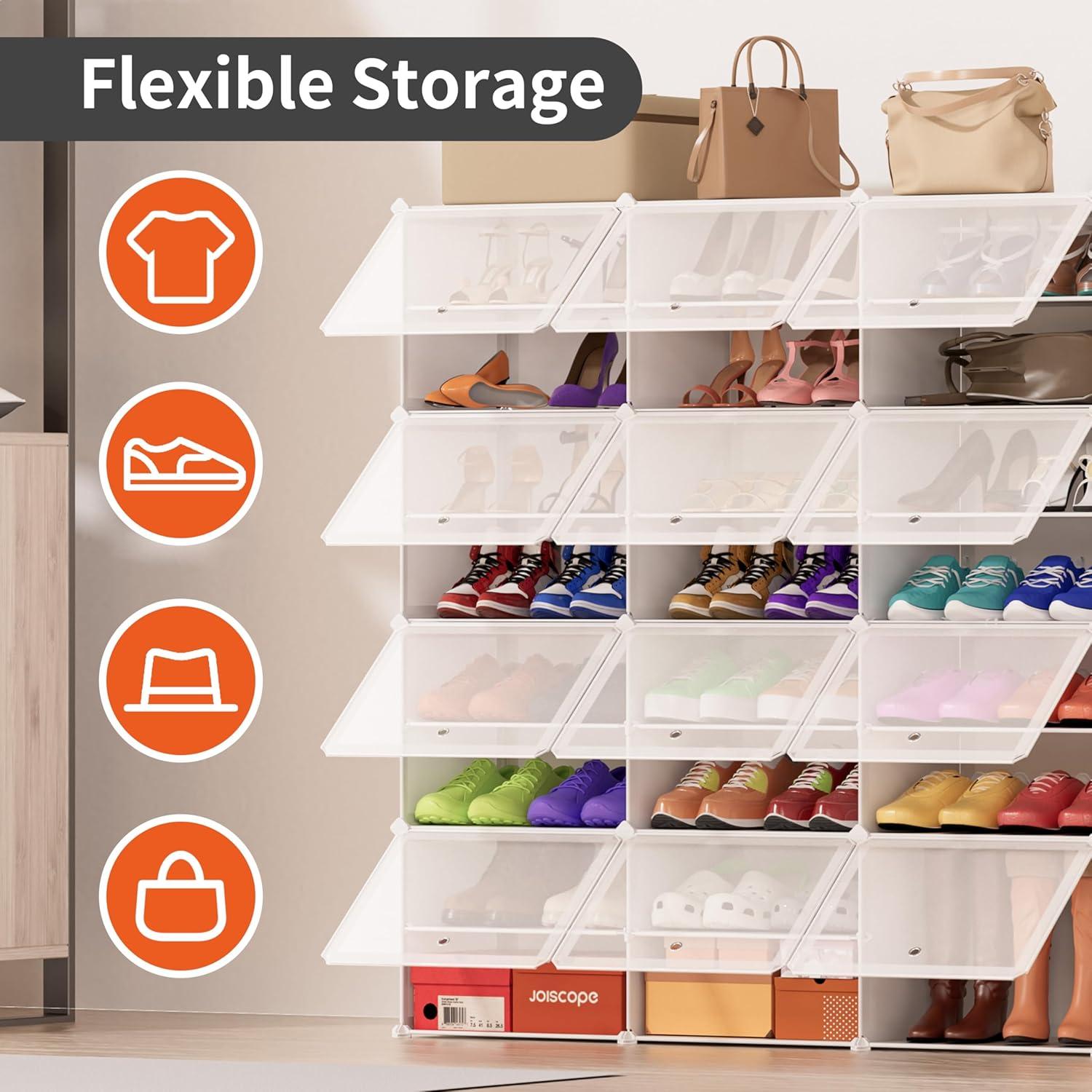 Schuhschrank DIY Kunststoff Staubdicht Tragbar Modulares