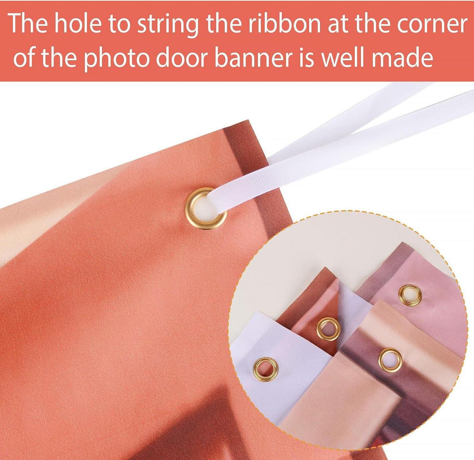 Weihnachten Türabdeckung 200 x 90 cm Dekoration Winterfest Neujahr Festtagsdekoration