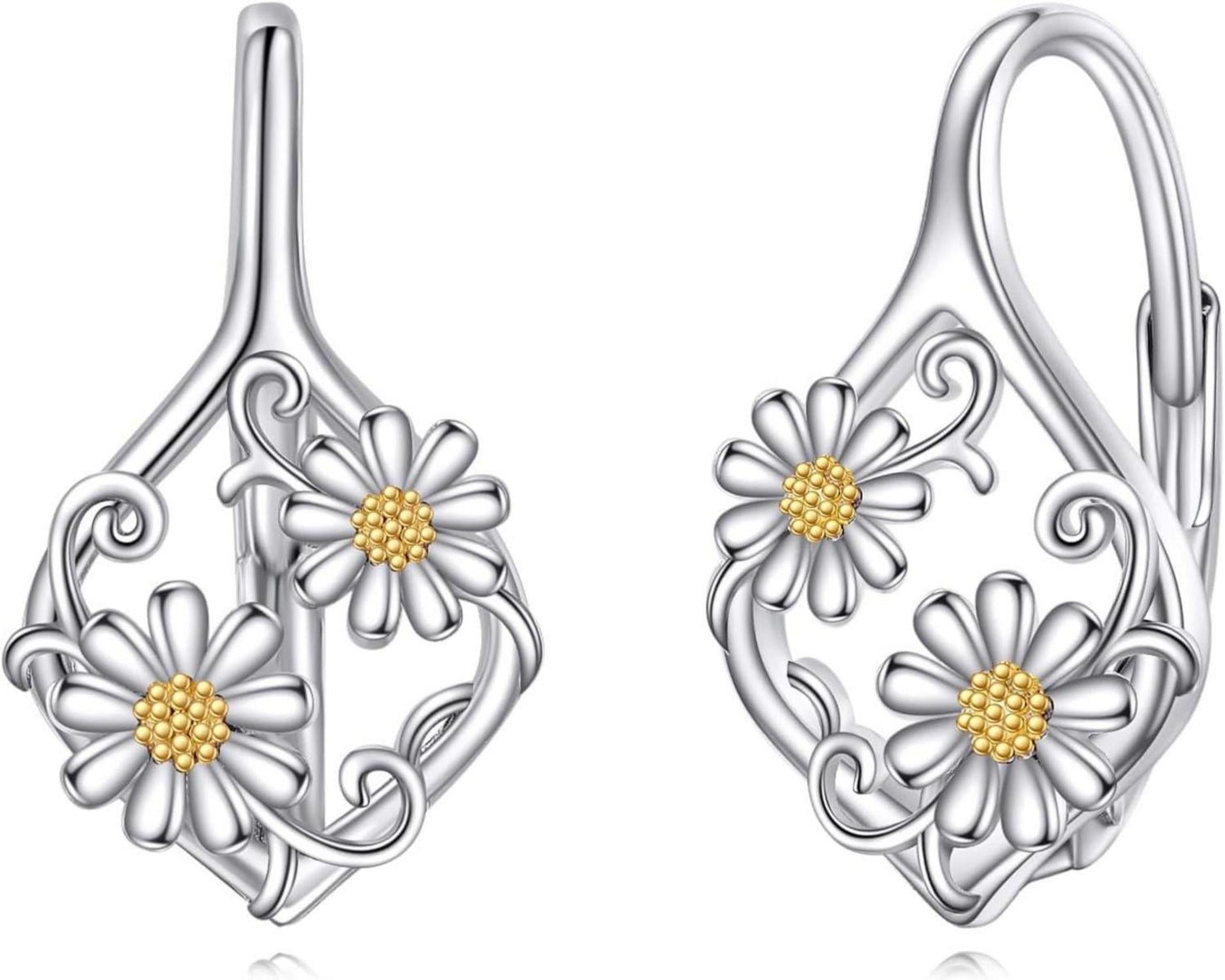 925 Sterling Silber Baum des Lebens Ohrringe Damen Mädchen