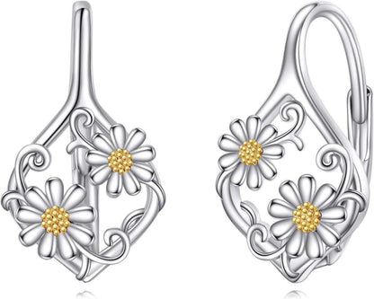 925 Sterling Silber Baum des Lebens Ohrringe Damen Mädchen