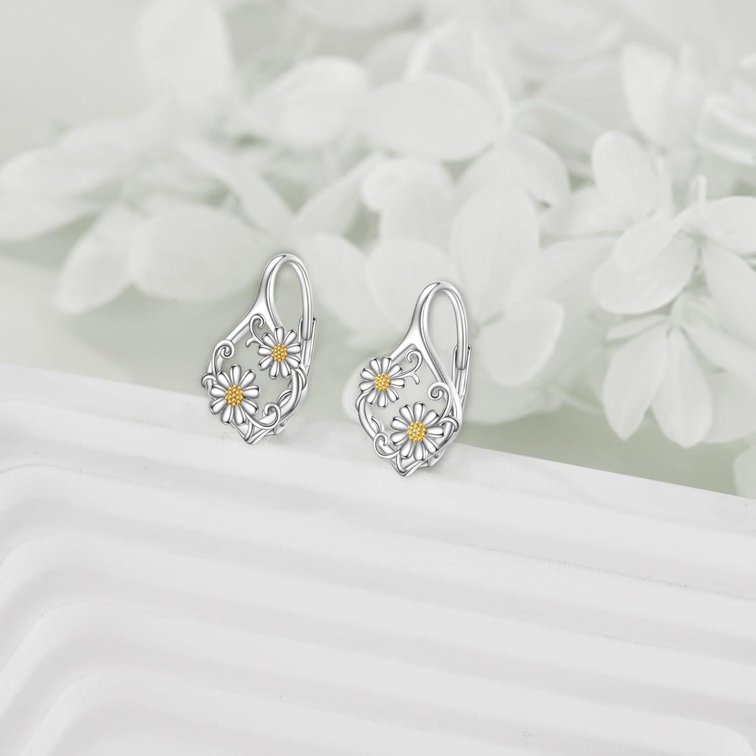 925 Sterling Silber Baum des Lebens Ohrringe für Damen