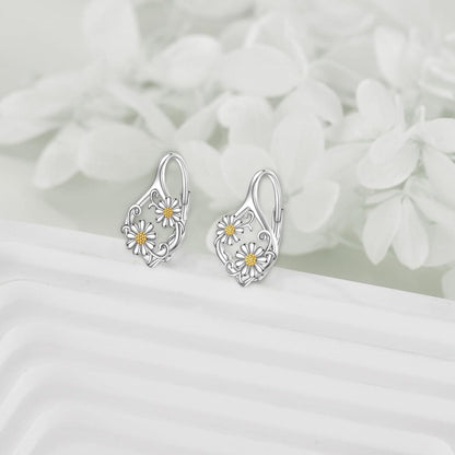 925 Sterling Silber Baum des Lebens Ohrringe für Damen