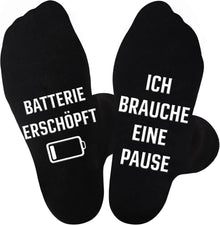 Lustige Sprüche Socken Geschenk Männer 43-46 Baumwolle Nikolaus