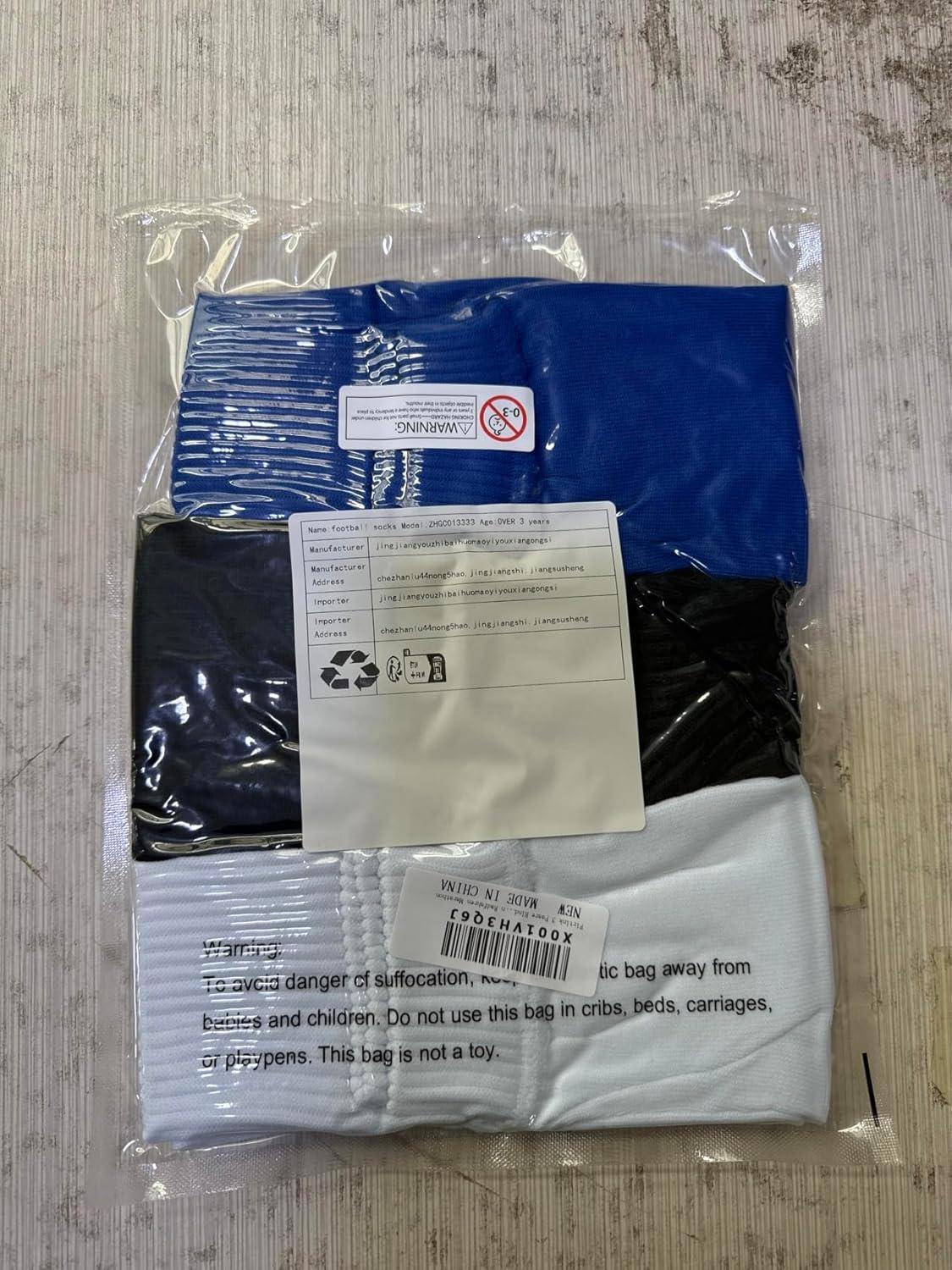Kinder Fußball Stutzen 3er Set Sportsocken Tubes für Fussball Basketball