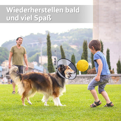 Halskrause Hund Nach Operationen Leckschutz PVC Weich