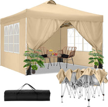 Pavillon 3x3m Wasserdicht Stabil Winterfest Faltpavillon mit 4