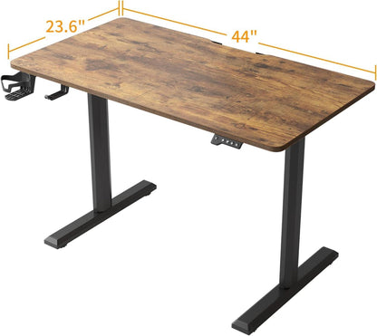 Höhenverstellbarer Elektroschreibtisch 110 x 60 cm
