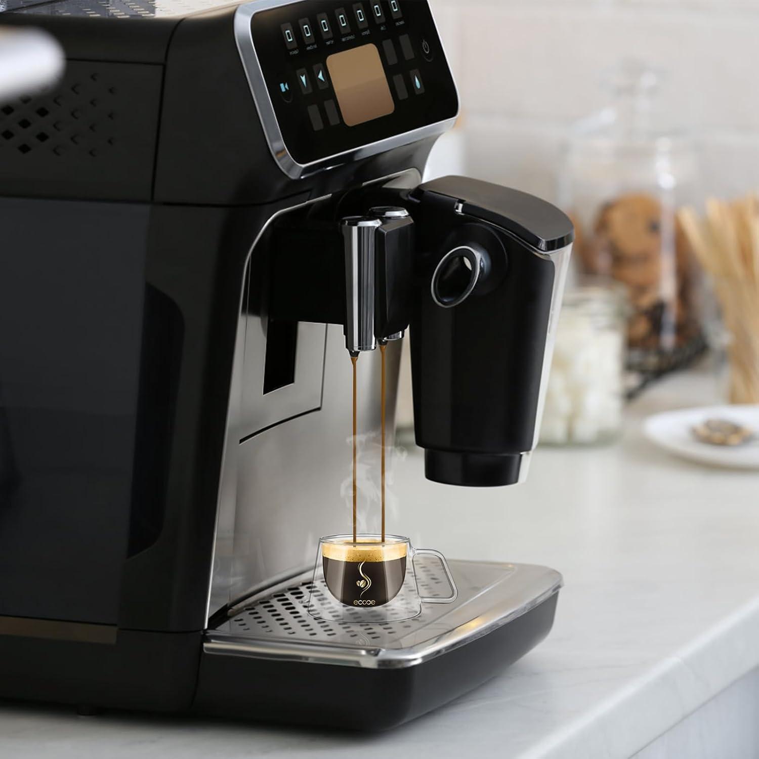 Doppelwandige Espressogläser 120ml 2er Set Borosilikatglas Henkel Tee