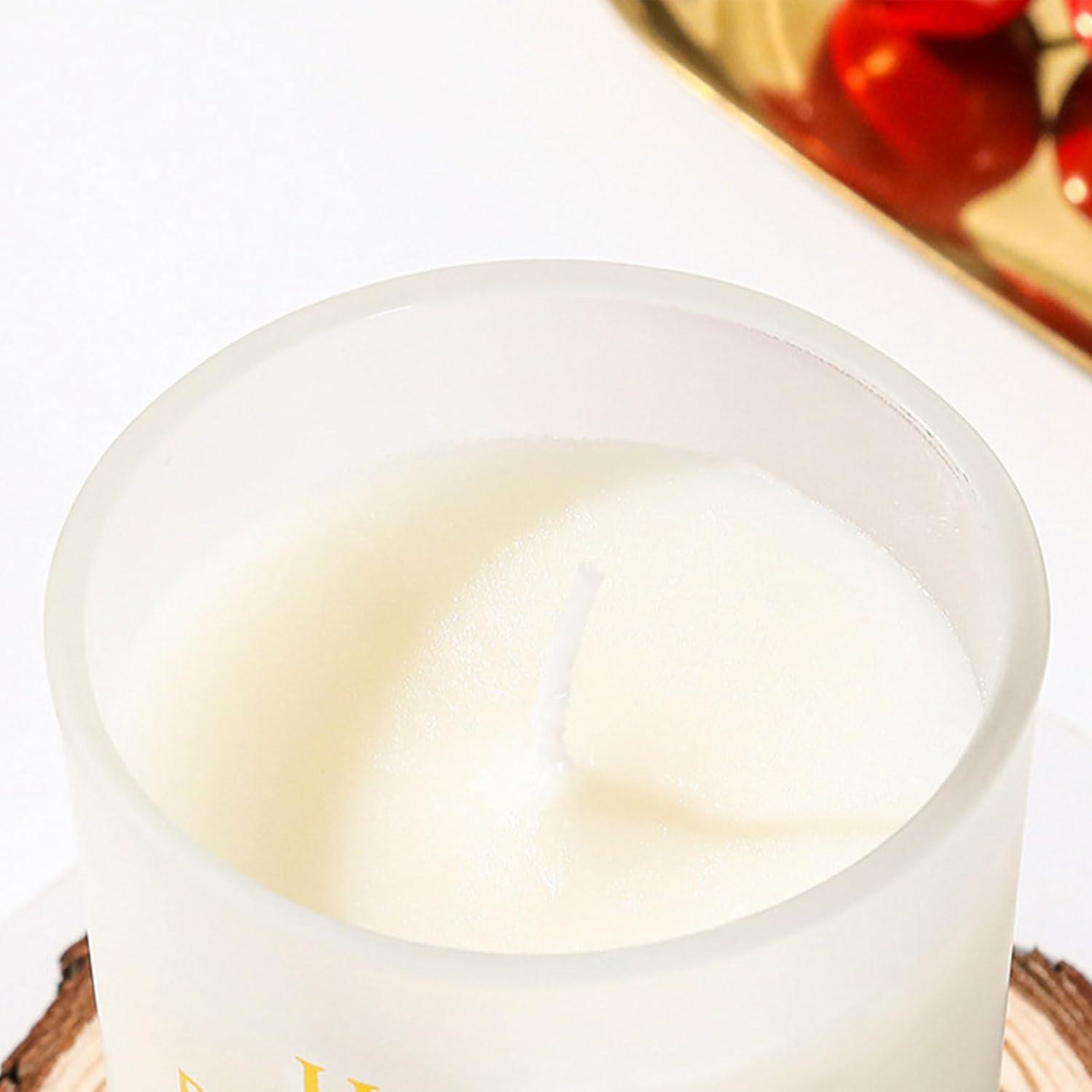 Duftkerze im Glas Sojawachs Weiße Teeorchidee 35h 350g
