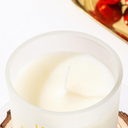 Duftkerze im Glas Sojawachs Weiße Teeorchidee 35h 350g