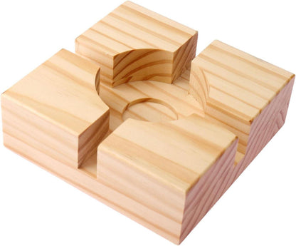 Holz Stövchen Teekanne Kerzenständer Teelichthalter