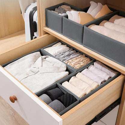 Schubladen Organizer Set für MALM Kommode - 14-teilig, Grau
