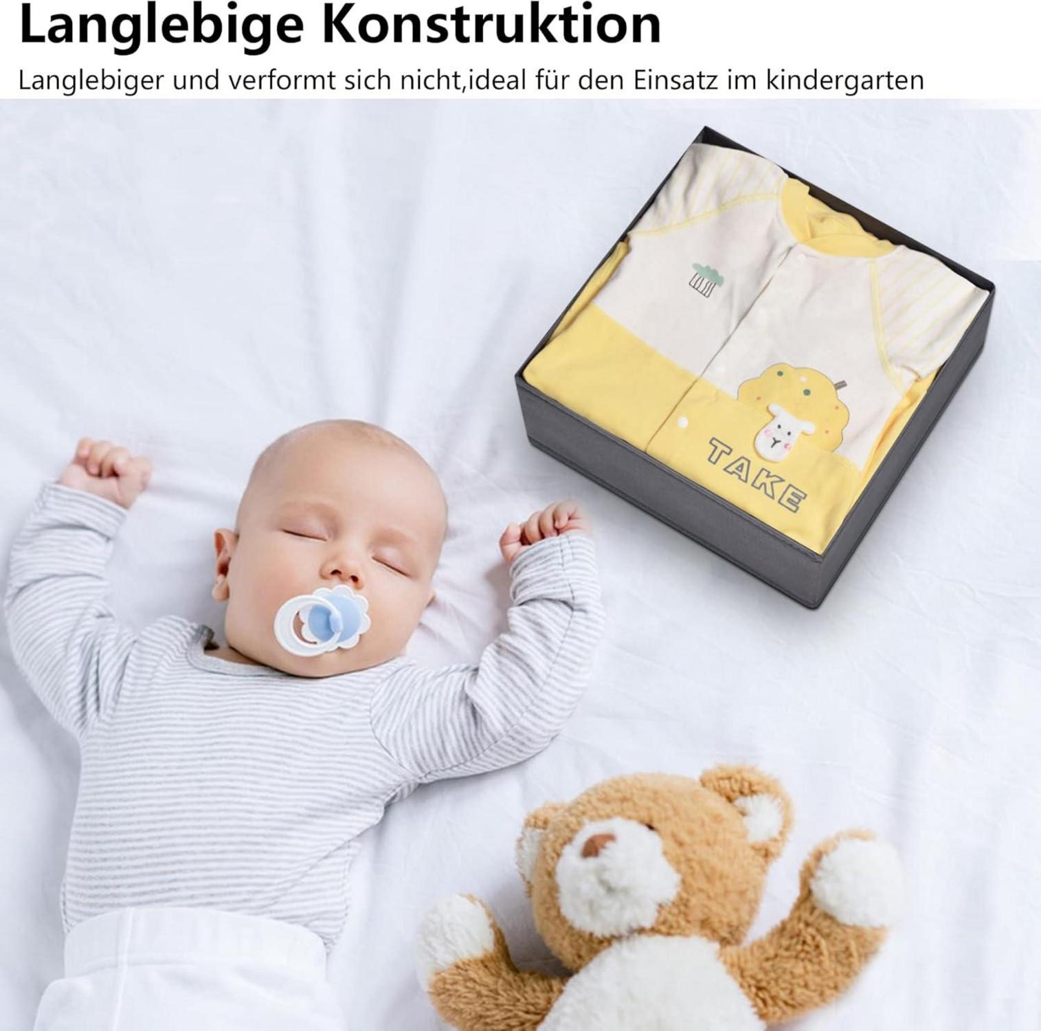 ORLISA Malm Organizer Set für MALM Kommoden 7-teilig Grau