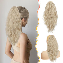 Lockige Pferdeschwanz Verlängerung Clip in Haarverlängerung 45cm