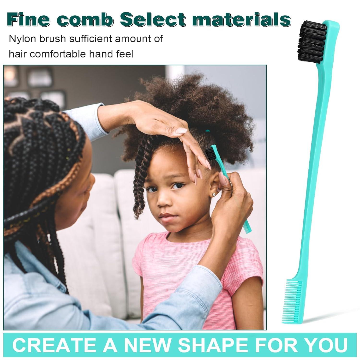 Entwirrbürste Afro Lockiges Haar Haarbürste 3a-4c Kamm-Set