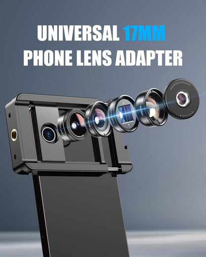 Adapter 17mm Objektivgewinde für Smartphone - Stabil & leicht