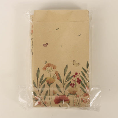 50x Mini Samentütchen Geschenktüten Kraftpapier Beschriften 7.5x11.5cm