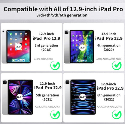 iPad Pro 12.9 Zoll Hülle Stifthalter TPU Standfunktion
