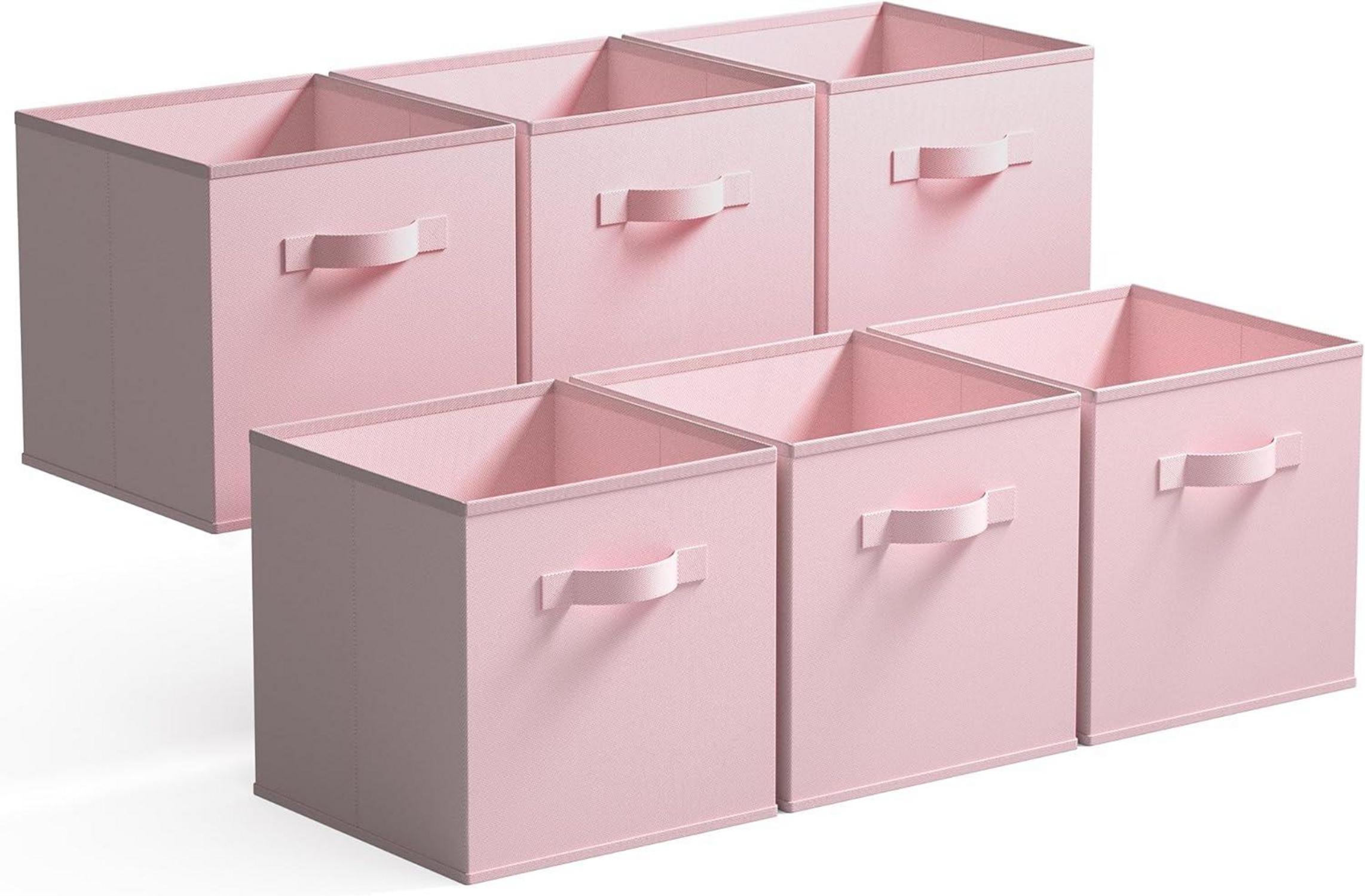 Aufbewahrungswürfel Stoff Kisten Kallax Regal 33x33x32,4 cm 6er Set