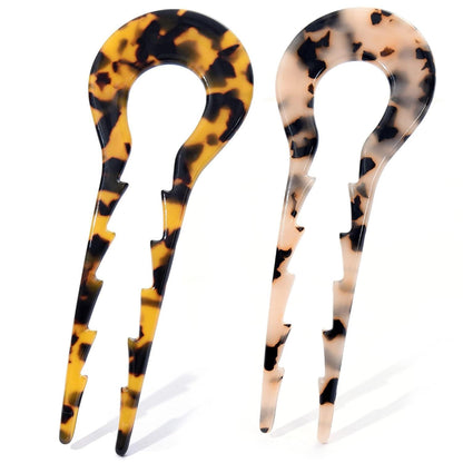 2er Set Französische U-förmige Haarnadeln Groß Hair Pin