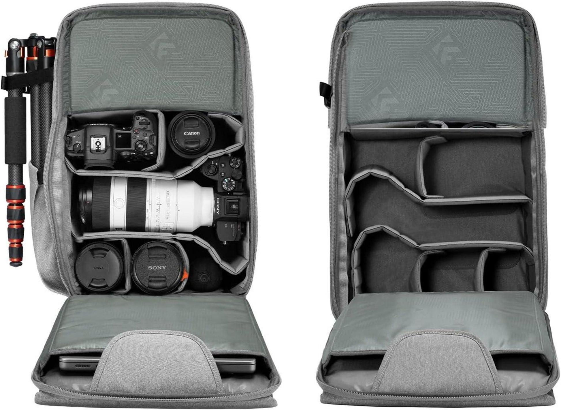 Kamerarucksack mit großem Fassungsvermögen und Laptopfach
