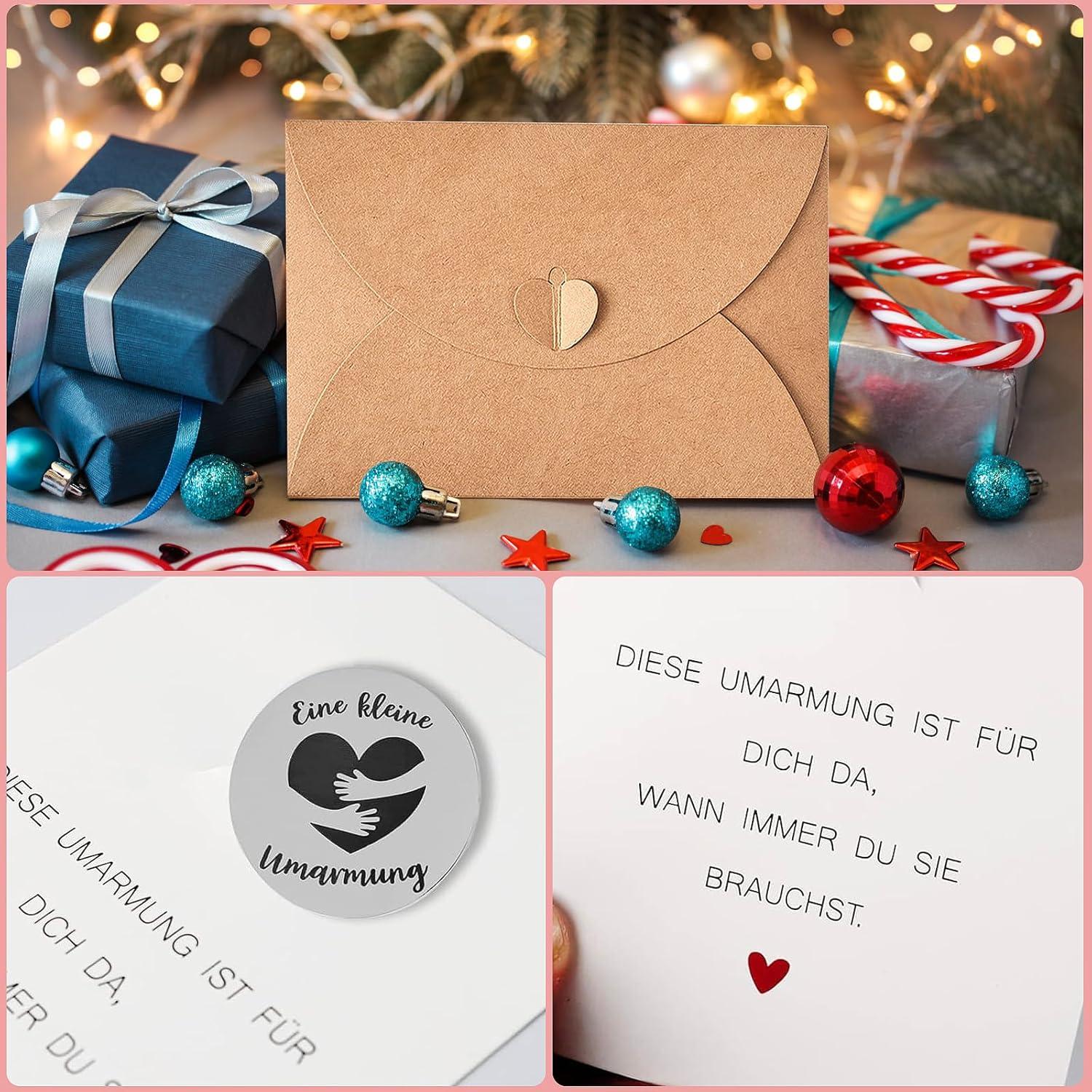 Glücksmünze Umarmung Mutmacher Gute Besserung Geschenk Token239