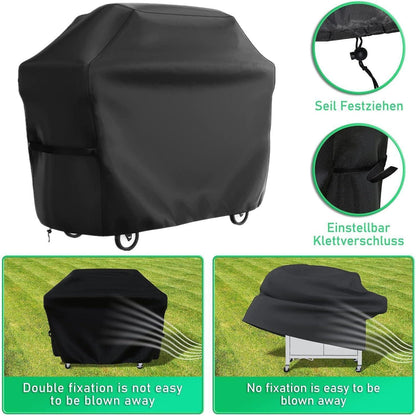 Grillabdeckung Wetterfest Gasgrill 145x61x117 cm Abdeckung