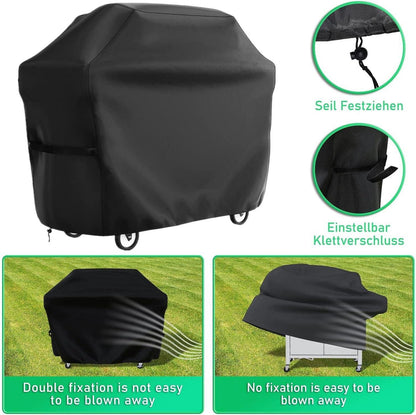 Grillabdeckung Wetterfest 145x61x117cm, Gasgrill Abdeckung, Abdeckhaube - AZOMKER