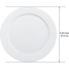 Kunststoff Teller Set 12 Stück 25cm Outdoor Camping Garten