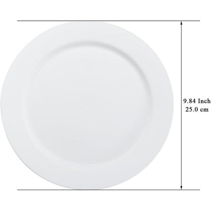 Kunststoff Teller Set 12 Stück 25cm Outdoor Camping Garten