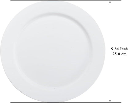 Kunststoff Teller Set 12 Stück 25cm Outdoor Camping Garten