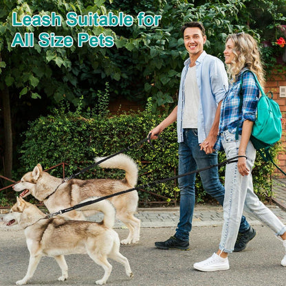 Hundeleine Reflektierend Verstellbar Sicherheitsgurt Große Hunde 2-2.45m