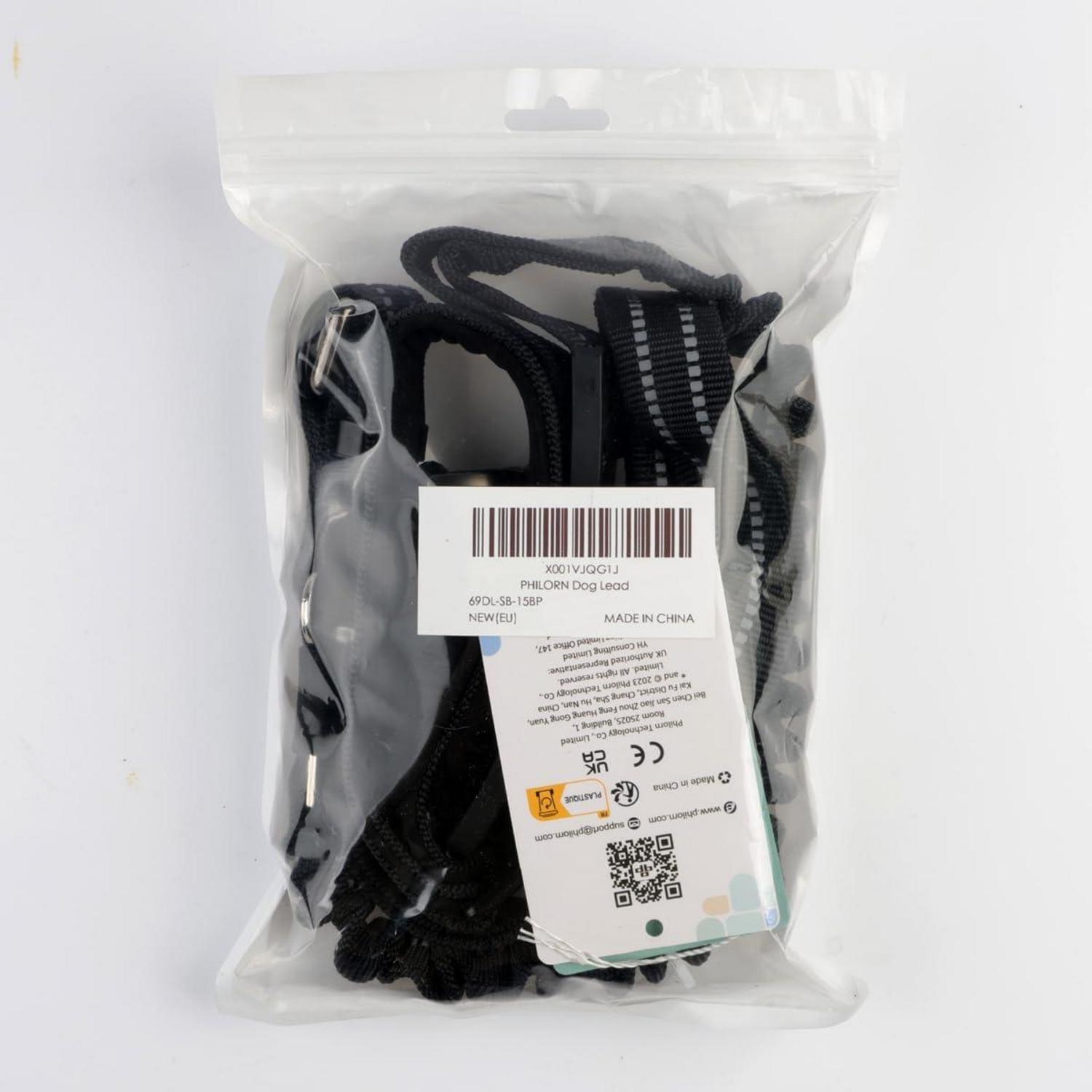 Philorn Hundeleine für große Hunde mit reflektierendem Sicherheitsgurt & gepolstertem Griff