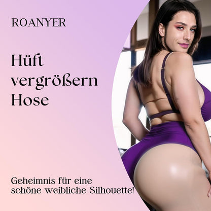 ROANYER Silikon Hüfte Vergrößerung gefälschte Vagina Hose Transgender L