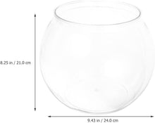 24cm Aquarium Fischglas Fischschale Terrarium Dekoration