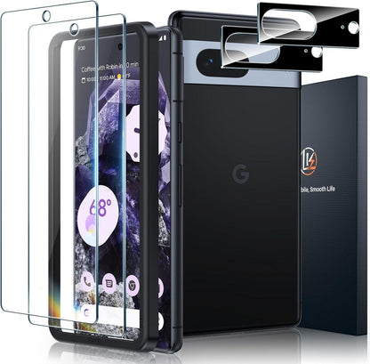 Panzer Schutz Glas für Google Pixel 8, 4-teiliges Set