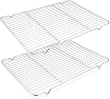 Abkühlgitter Edelstahl Groß 2er Set 42 x 29,2 x 2 cm Backgitter