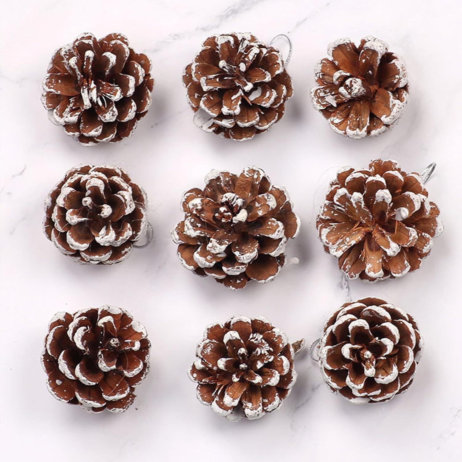 48pcs Natürliche Mini Weihnachten Tannenzapfen DIY Handwerk Ornamente