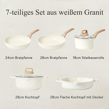 7-teiliges CAROTE Topfset Pfannenset