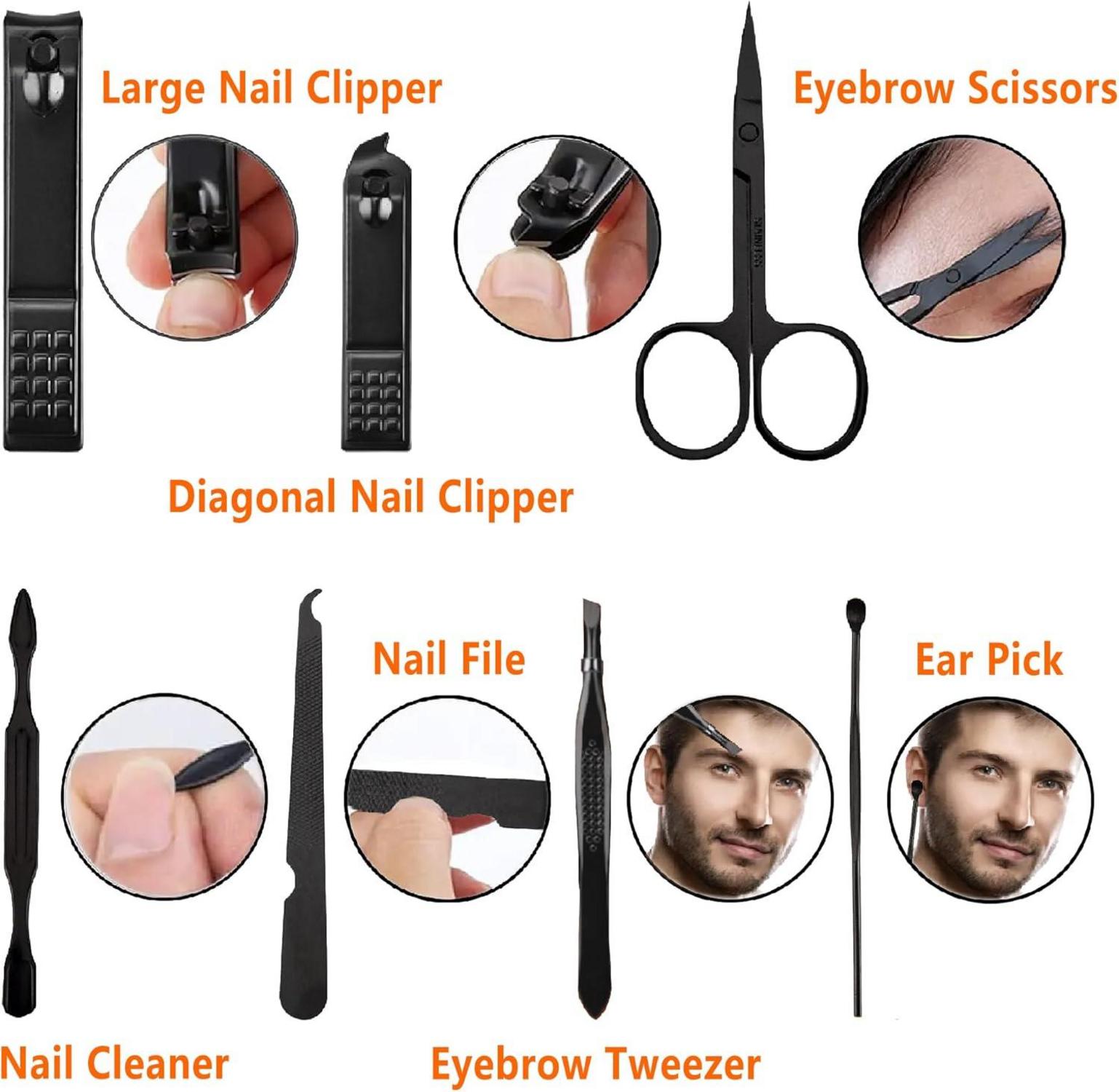 Maniküre Set Nagelknipser Pediküre Kit Reise Nagelpflege Werkzeug